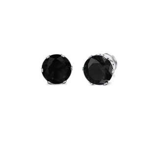 Men Women Stainless Steel Magnetic Stud Earrings Non-Piercing Cubic Zirconia E39 - Picture 1 of 17