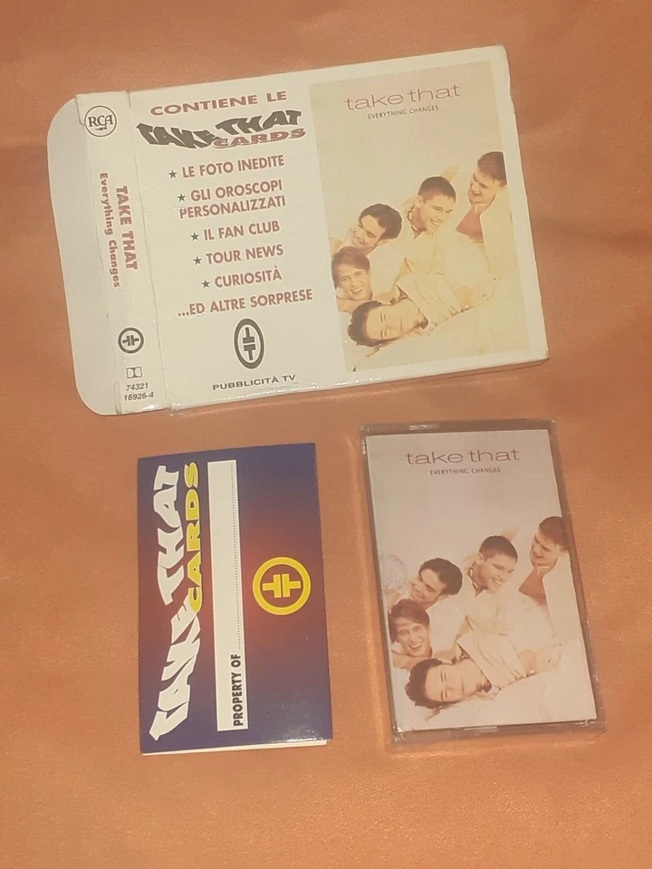 MUSICASSETTA TAKE THAT EVERYTHING CHANGES  1993  EDIZIONE SPECIALE - Immagine 1 di 1