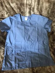 New Standard Textile Tunic Softweave Scrubs Size Medium Blue Never Worn - Picture 1 of 5