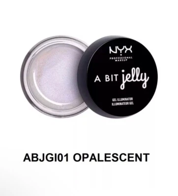 NYX A Bit Jelly Gel Illuminator Opalescent ABJGI101 Glimmer Professional Pretty! - Image 1 of 4