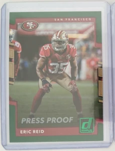 Donruss Press Proof Green Eric Reid #297 San Francisco 49ers 2017 🏈 - Imagen 1 de 1