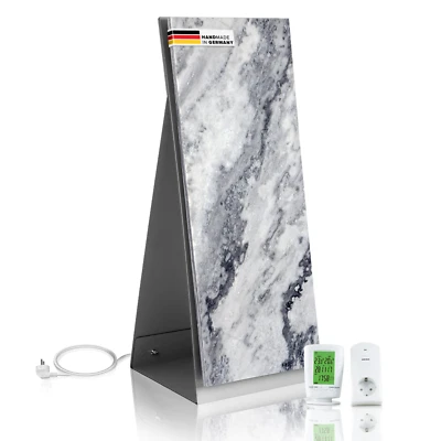 Infrarotheizung inkl. Thermostat & Standfuß | Marwona Qarama A-800 Watt - Bild 1 von 4
