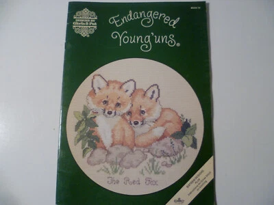 16 schemi punto croce Endangered Young'uns disegni DMC Gloria & Pat libro 79 - Immagine 1 di 4