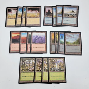 20 Basic Land - MIRAGE - 1x de cada arte - SP-MP - Magic MTG FTG - Imagen 1 de 1