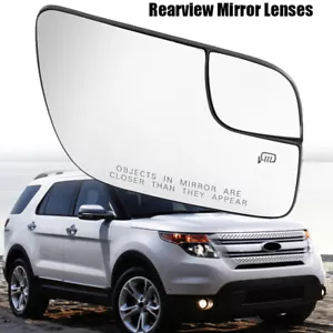 1X Espejo retrovisor de vidrio para pasajero derecho Ford Explorer 2011~2019 con calefacción - Imagen 1 de 13