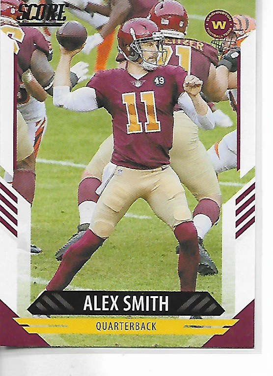 2021 Score Alex Smith Card - Image 1 of 1