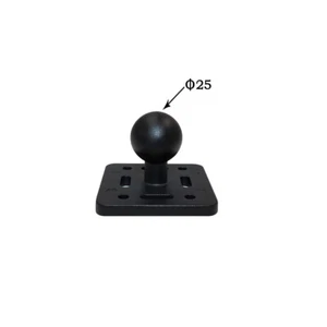 Motorcycle Mounting Base with Rubber 1 inch Ball Head for Gorpo DSLR Ram Mount - Photo 1 sur 15