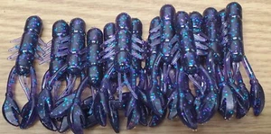 2.75' DROP SHOT CRAW "CANDY BUG" Finesse Worm , HVY GARLIC 15 CT - Picture 1 of 3