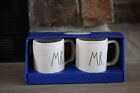 RARE Rae Dunn Mr. Mr. Coffee Mug Cup Set Same Sex Wedding Gift Valentine Gift 