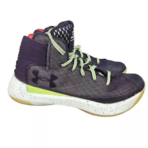 Under Armour Curry 3Zero Wardell SC Basketball Shoes Boys 7 Y Purple Sneakers - Picture 1 of 11