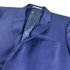 NEW Hickey Freeman Men's Milburn II Wool 2-Button Blazer Navy Blue • USA • 46L