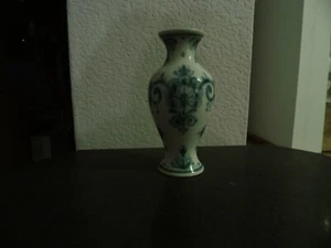 Delfter Porzellan Antik Vase Tischvase  Handgemalt - Bild 1 von 4