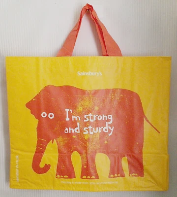 SAINSBURYS Reusable Shopping Bag For Life Sainsbury’s Large Reliabag Water Resistant