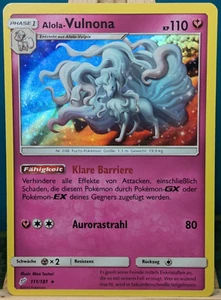 POKEMON - Teams son Trumpf - Alola-Vulnona - 111/181 - HOLO - alemán - Imagen 1 de 1
