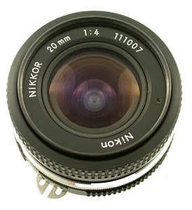 NIKON Ai 4/20 Nikkor MF 20 20mm F4 4 top hood compact pancake 52mm 111 007 - Bild 1 von 9