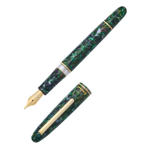 Esterbrook Estie Fountain Pen in Jurassic with Gold Trim - Piston Filling - EF - Picture 1 of 2