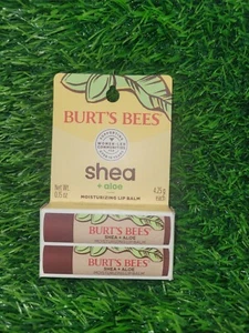 Burt's Bees Shea & Aloe Moisturizing Lip Balm 2 Pack - Picture 1 of 1