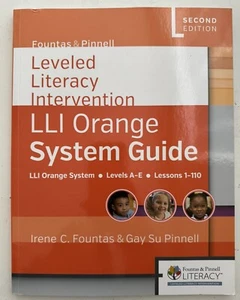 Fountas & Pinnell Orange System Leveled Literacy Guide Levels A-E Lessons 1-110 - Picture 1 of 5
