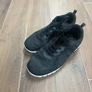 Nosox Herren Haskell Turnschuhe schwarz Stoff niedrig Oberteil Schnürung atmungsaktiv Komfort 13W - Bild 1 von 5
