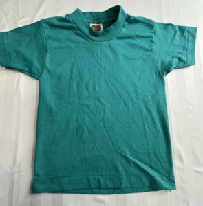 Vtg 80s 90s KIDS Fruit of the Loom Best Made in USA Size 6-8 Green NOS - Picture 1 of 14
