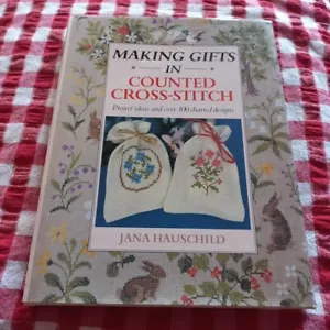 π Making Gifts Cross Stitch pattern book Jana Hauschild 1991 vintage hardcover - Picture 1 of 20