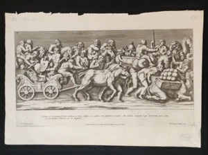 TRIUMPHPARADE RÖMISCHES REICH BARTOLI PIETRO SANTI NACH JULIUS RÖMISCH - Bild 1 von 1