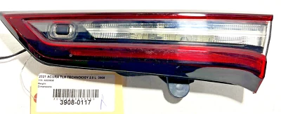 2021-2023 Acura TLX Tech Rear Passenger Side Trunk Lid Inner Tail Light Lamp OEM - Image 1 of 4
