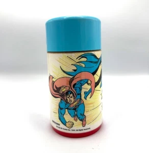 1984 Super Powers Aladdin Thermos Only Wonder Woman Batman Superman Robin Nice - Foto 1 di 5