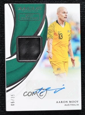 2018-19 Panini Immaculate Boot Signatures /35 Aaron Mooy #BS-AAM Auto - Image 1 of 2