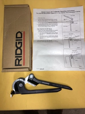 RIDGID 456 Tri-Bender No. 44852  1/4" - 5/16" - 3/8"  tubing. New in Box - Image 1 of 3