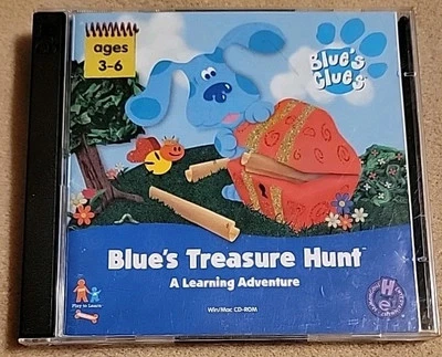 Blue's Clues: Blue's Treasure Hunt  [Learning Adventure] (PC Win/Mac, 2-Disc) - Image 1 of 4