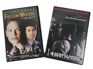 Freedom Writers & Million Dollar Baby 2 DVD Lot Hilary Swank Clint Eastwood - Picture 1 of 7