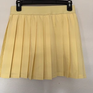 Beach Riot x Anthropologie gelber Faltenrock Skort Größe M - Bild 1 von 5