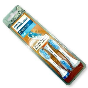 Original Philips Sonicare PowerUp Ersatz-Zahnbürstenköpfe 3 Stück weich - Bild 1 von 2