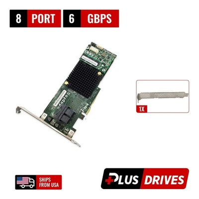 Controlador RAID SAS/SAS PCIe 3.0 x8 1 GB con BBU Adaptec ASR 7805 8 puertos 6 Gbps Foto 1 de 4