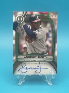 Autógrafo tributo Topps 2025 Andruw Jones #TA-AJ verde/99 - Imagen 1 de 3