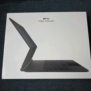 NEW Apple Magic Keyboard 12.9 iPad Pro 4th 5th 6th Gen M2 Air Black US English - Photo 1/2