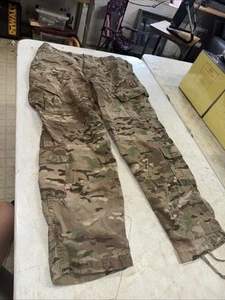 US Military Camo Pants Mens Large Regular Multi Cam FR Flame Resistant Read* C1 - Picture 1 of 6