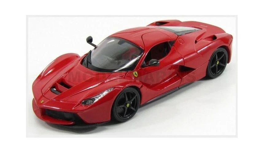 BURAGO 18-16001R FERRARI - LAFERRARI 2013 - ROUES NOIRES - ROUGE - 1/18 - Photo 1/2