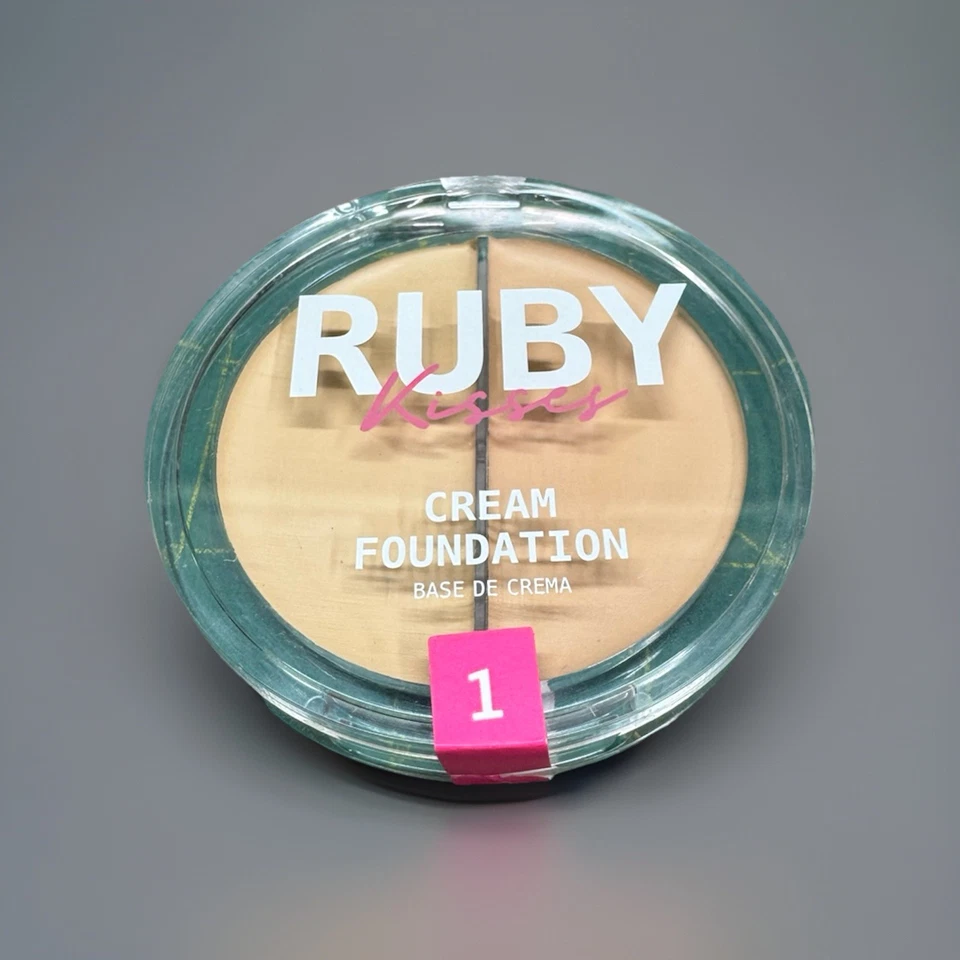 Ruby Kisses Cream Foundation Level 1 Tono 1 RDF01 – Seal Broken, Unused - Image 1 of 4
