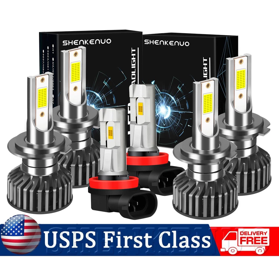 Faro antiniebla 6000K blanco haz alto bajo para BMW X3 2004 2005-2017 Foto 1 de 4