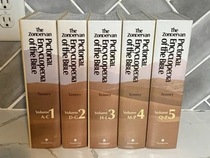 The Zondervan Pictorial Encyclopedia of the Bible 5 Volume Set, Tenney, HC/VGC - Imagen 1 de 3