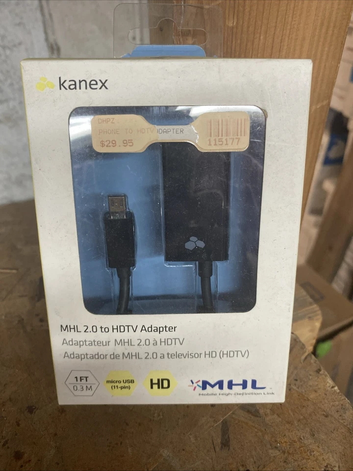 Kanex Laptop phone MHL 2.0 to HDMI HDTV out Adapter  - Image 1 of 2