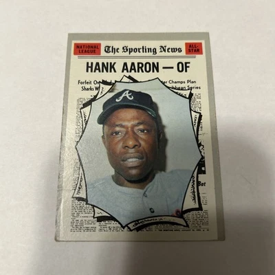 1970 Topps - All-Star Hank Aaron #462 Atlanta Braves Foto 1 de 3
