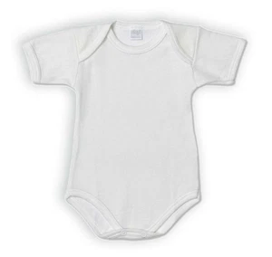 Body neonato e bimbi lana e cotone a manica corta Ellepi 801 - Picture 1 of 3