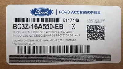 11-16 Ford F250-550 Super Duty trasero derecho y derecho doble kit de guardabarros negro BC3Z16A550EB Foto 1 de 4