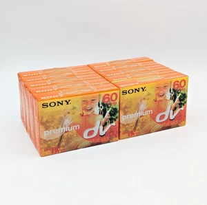 Lot de 10 cassettes Mini DV premium Sony - neuves - 60 min - Foto 1 di 1