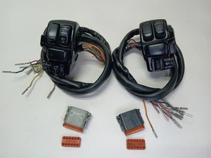 Harley-Davidson 2003 Road Glide Hand Control Switches Black Left & Right - Picture 1 of 16