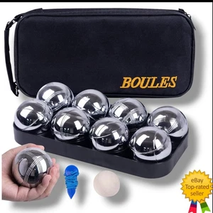 Juego de 8 bolas de petanca petanca petanca 73 mm con estuche NUEVO - Imagen 1 de 6