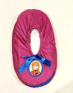 New Disney Frozen Purple Anna Stretch Slippers 2T - 3T - NWT - Picture 1 of 1